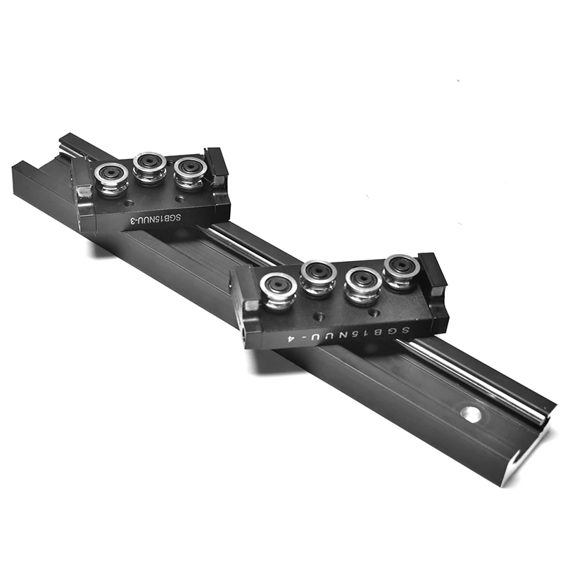 Двухосевая линейная направляющая SGR20N 200 300 400 500 600 700 800 900 1000 1200 1400 мм роликовая