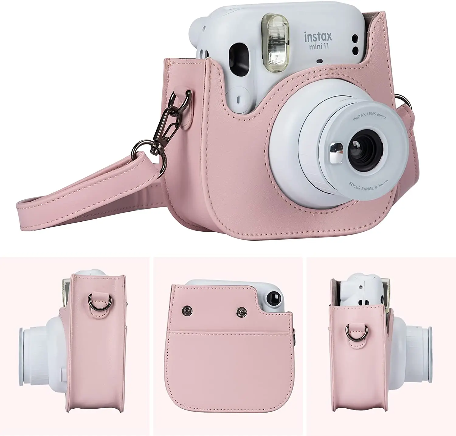 Защитная сумка для мгновенного хранения камеры чехол совместим с Instax Mini 9/11 мягкая сумка из искусственной кожи Instax с плечевым ремнем