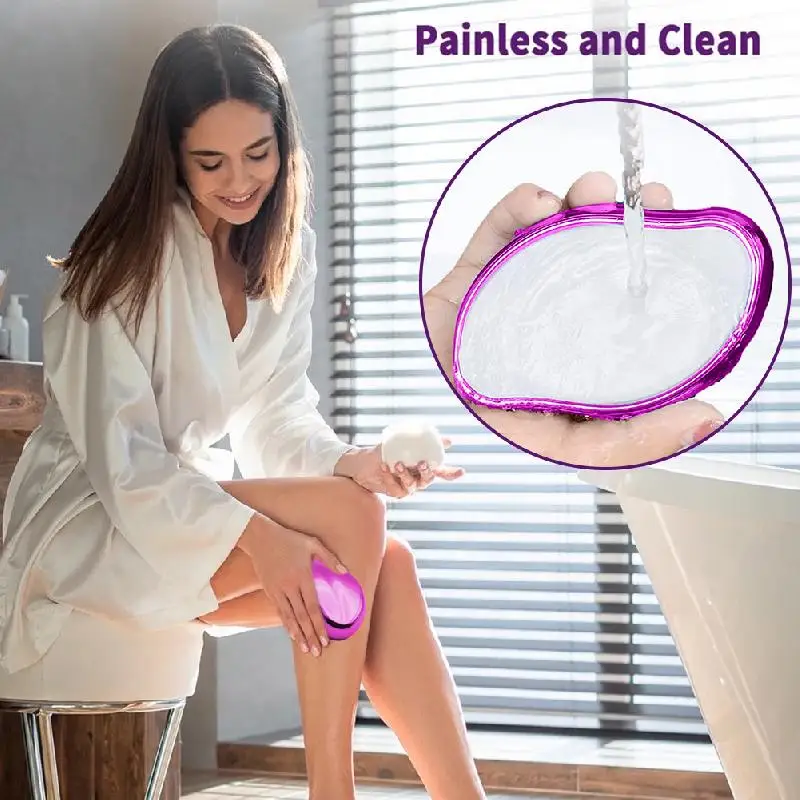 Nano Physical Hair Removal Painless Epilator Body Beauty Depilation Tool Crystal Hair Eraser Skin Exfoliator Crystal Hair Remove