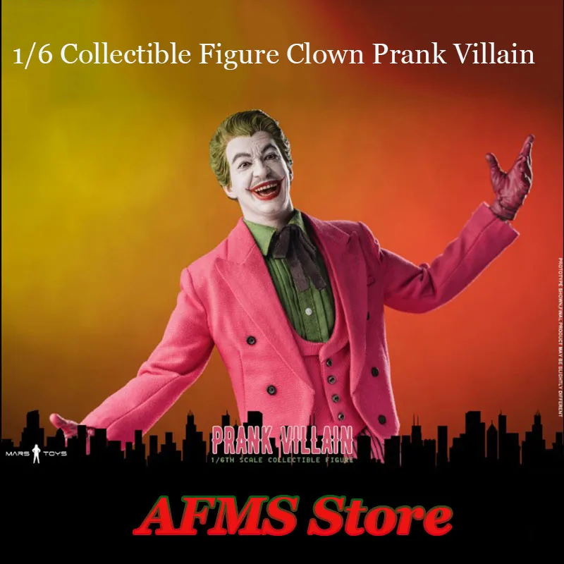 

3 Style Mars Toys 1/6 MAT013 Collectible Figure Clown Prank Villain Classic Dolls Full Set 12'' Men Soldier Action Figure Body