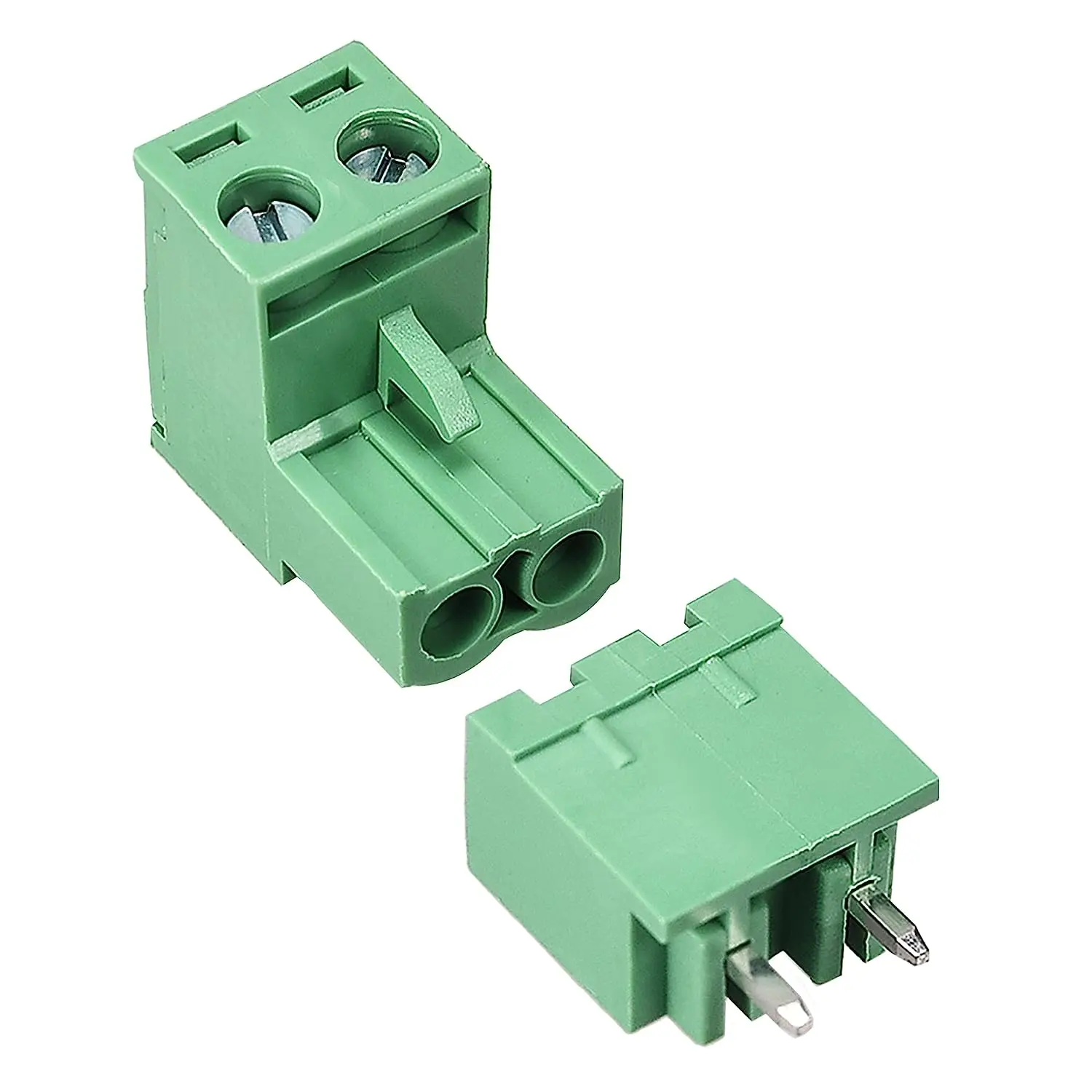 

Tcenofoxy 5.08mm Phoenix Connectors 2 Pin 5.08mm Pitch Male Female PCB Screw Terminal Block 10 Sets