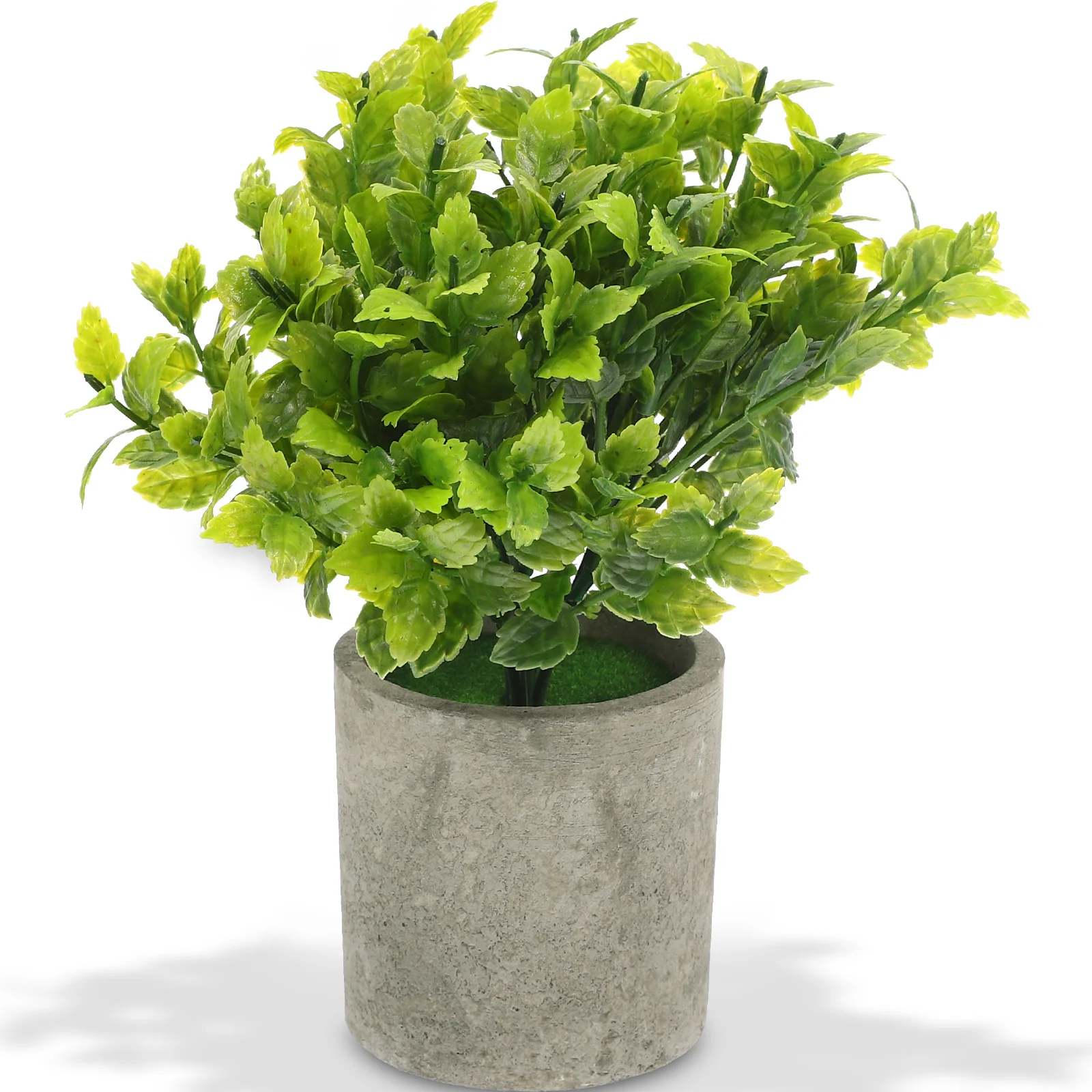 

Artificial Fakepotted Bonsai Fauxin Green Tree Flowers Greenery Indoor Decor Eucalyptus Pot Decorative Mini Decoration