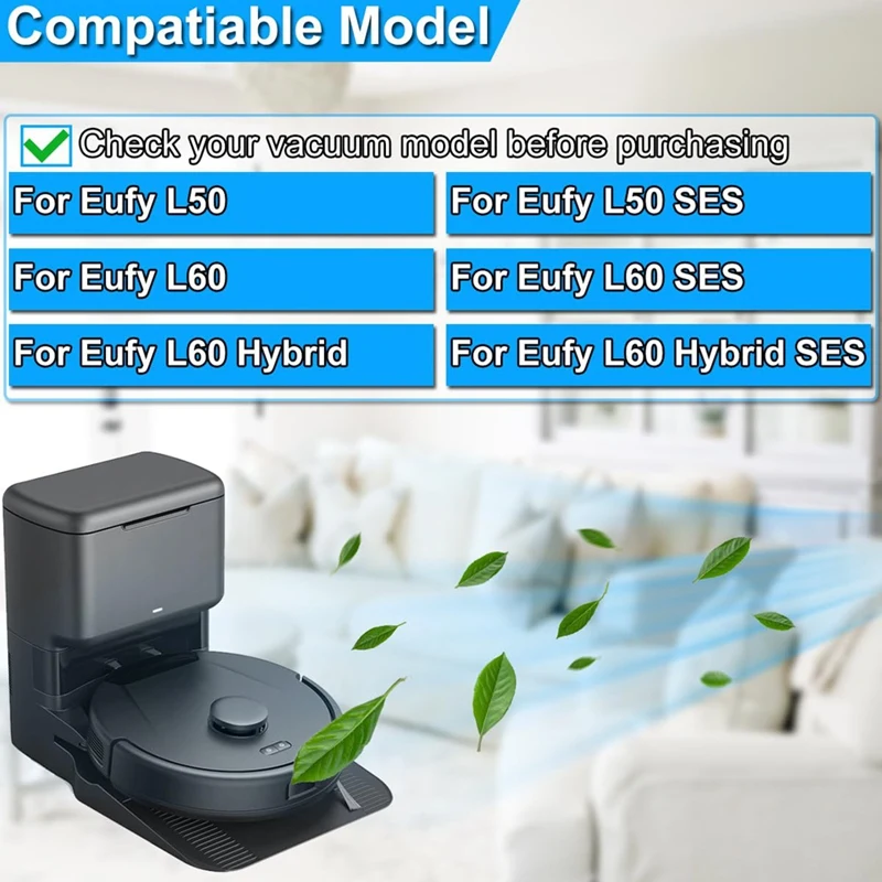 Фото Комплекты сменных аксессуаров для роботов-пылесосов Clean L60/L60/L50/L50/L60 Hybrid/L60 Hybrid - A009 №2