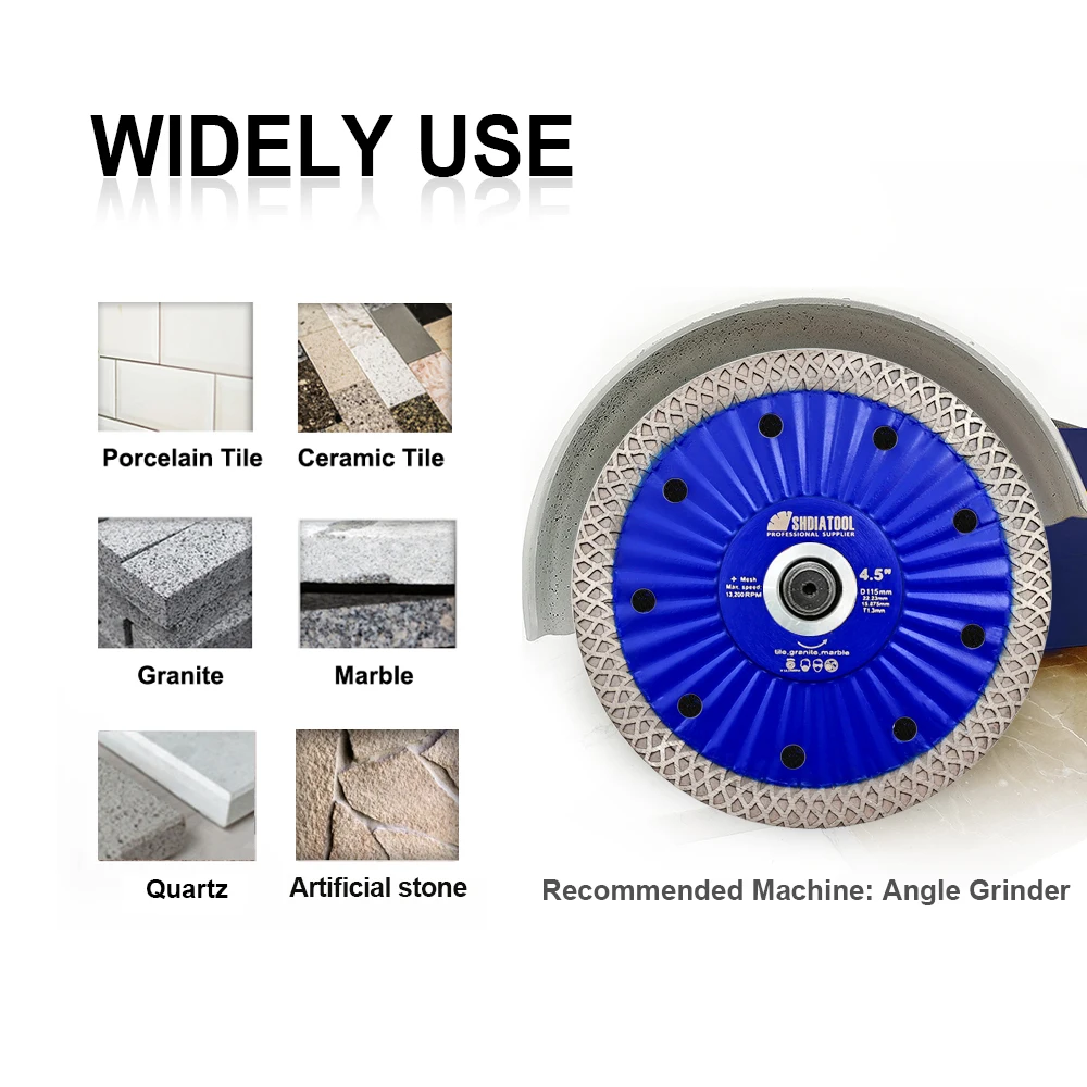 Рисунок 4 - 1/2/3/5 шт SHDIATOOL Dia115mm алмазная