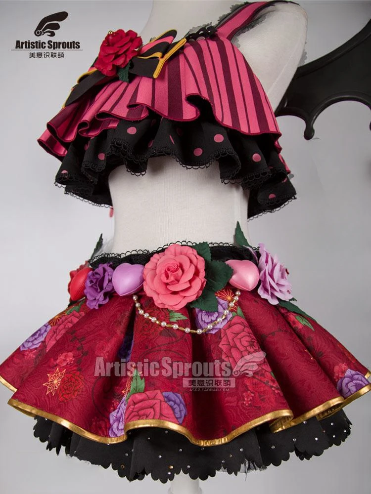 AGCOS LOVELIVE Рин Хошизора Маленький Дьявол Пробуждение Косплей Костюм Девушка