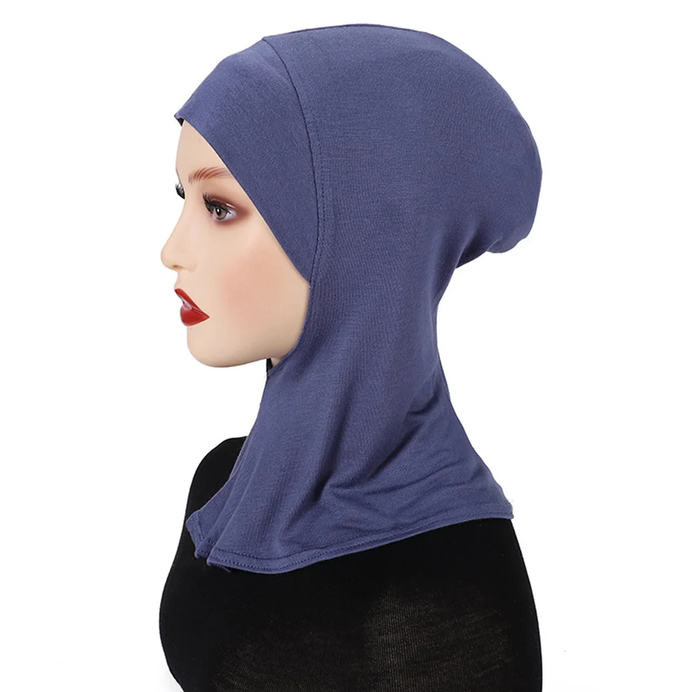 Gorro de Hijab musulmán, turbante de algodón suave, Modal, interno, islámico, India