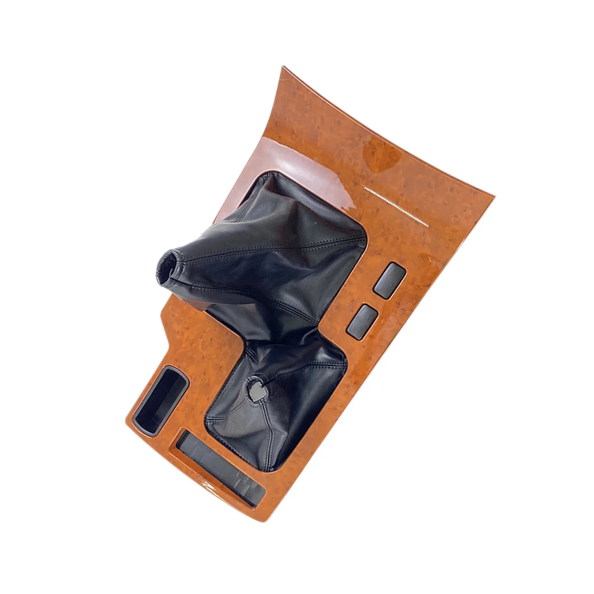 

Car Center Console Wooden Gear Shifter Penal Trim for Land Cruiser 1