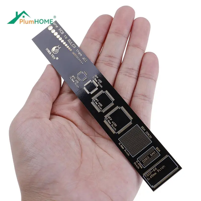 

PCB Ruler For Electronic Engineers For Geeks Makers For Arduino Fans PCB Reference Ruler PCB Packaging Units Tool