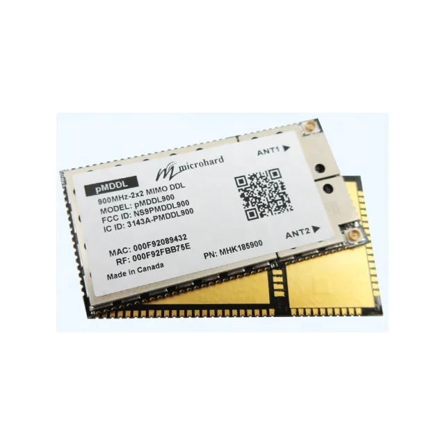 Фото Миниатюрный цифровой модуль передачи данных Microhard OEM 900 МГц MIMO(2X2) с ультракомпактным корпусом, LDPC, PMDDL900 №1