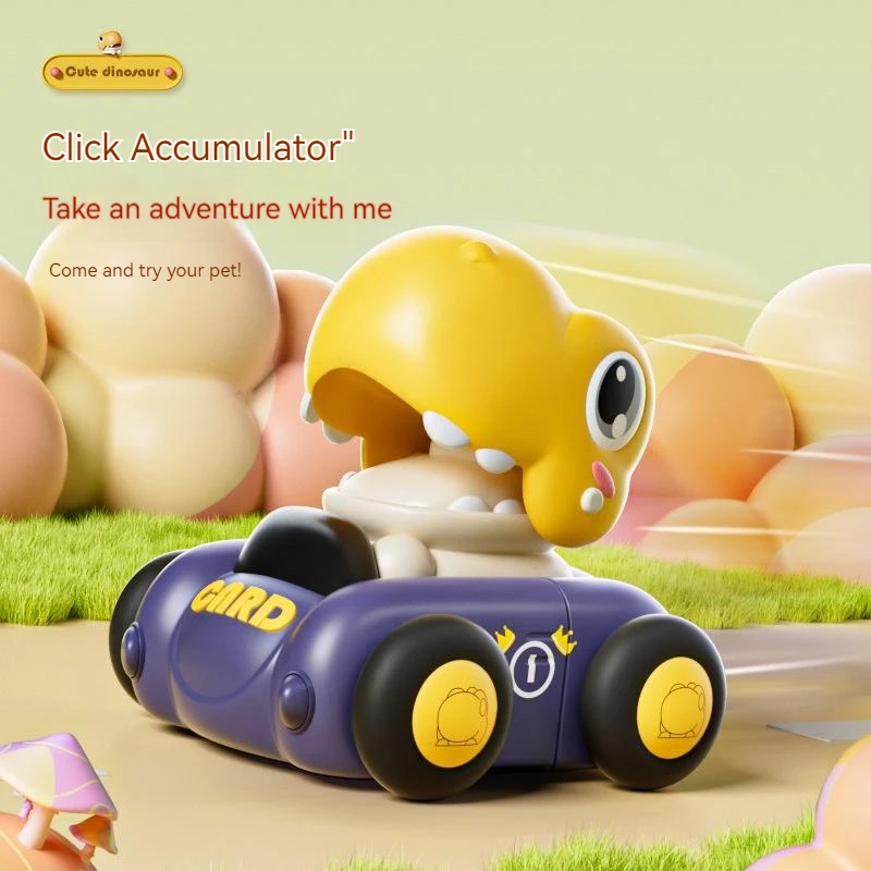 

Инерционная машинка-Динозавр для детей, кавайная мультяшная машинка Boomerang Abs, Бесплатная скользящая посадка, Раннее Обучение, подарок