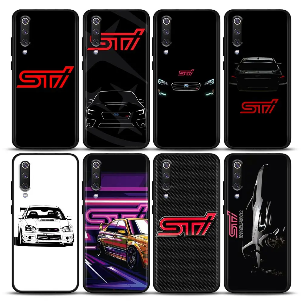 

S-Subaru WRX STI Car Logo Silicone Soft Case For Xiaomi Mi 9 9se 8 10 10T A2 Lite 10S 9T CC9 Note 10 Pro 9Lite Cover Fundas