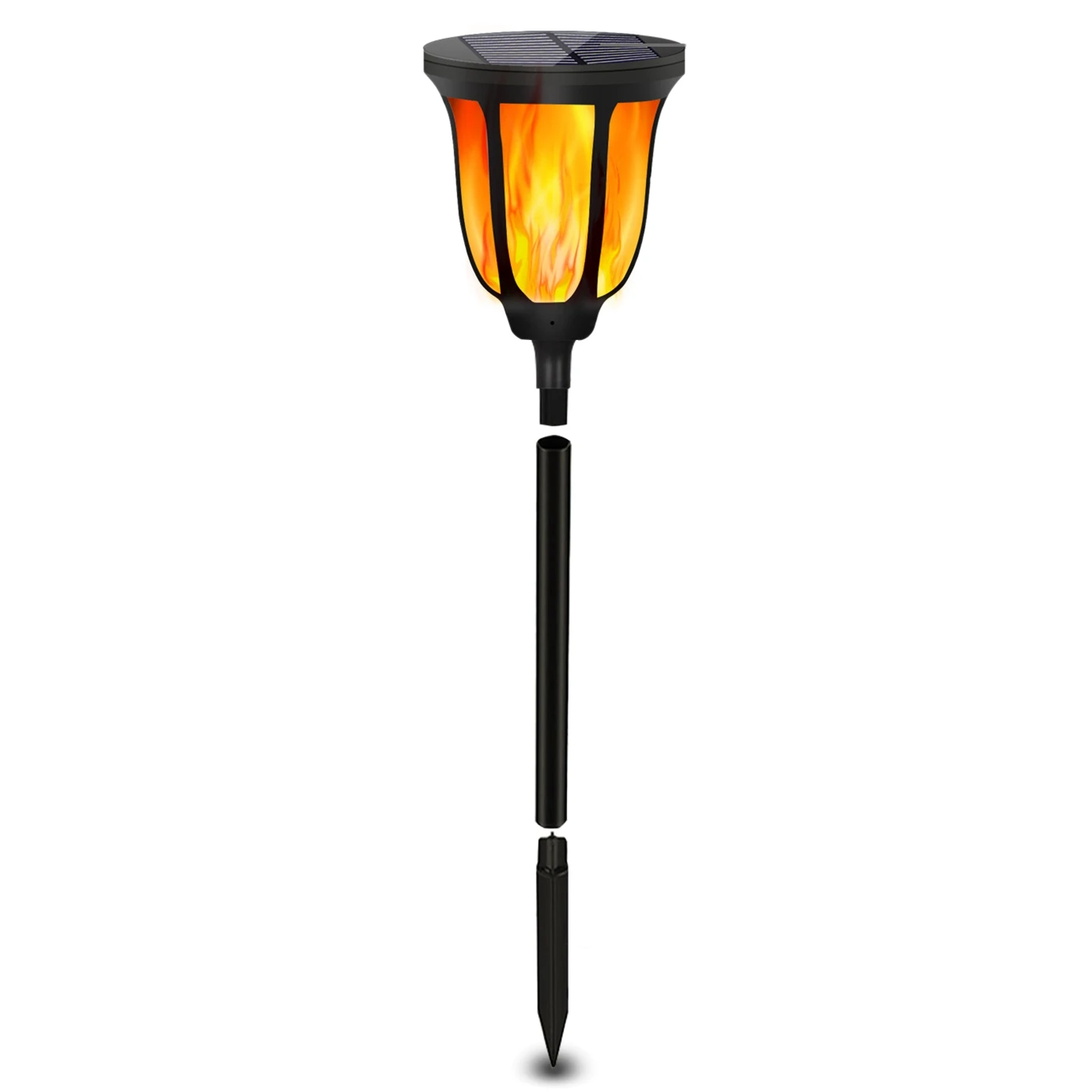 

Solar Light Outdoor 96 LED Waterproof Flickering Flame Decoration Dusk to Dawn Auto On/Off for Garden Patio Yard Pathway