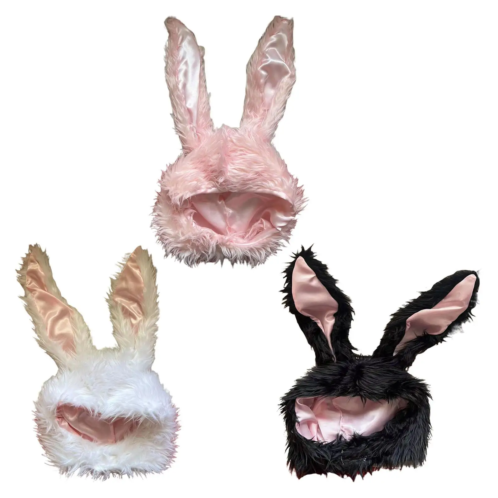 

Шапки с кроличьими ушками Костюмные шапки для Хэллоуина Рождественские фото реквизиты