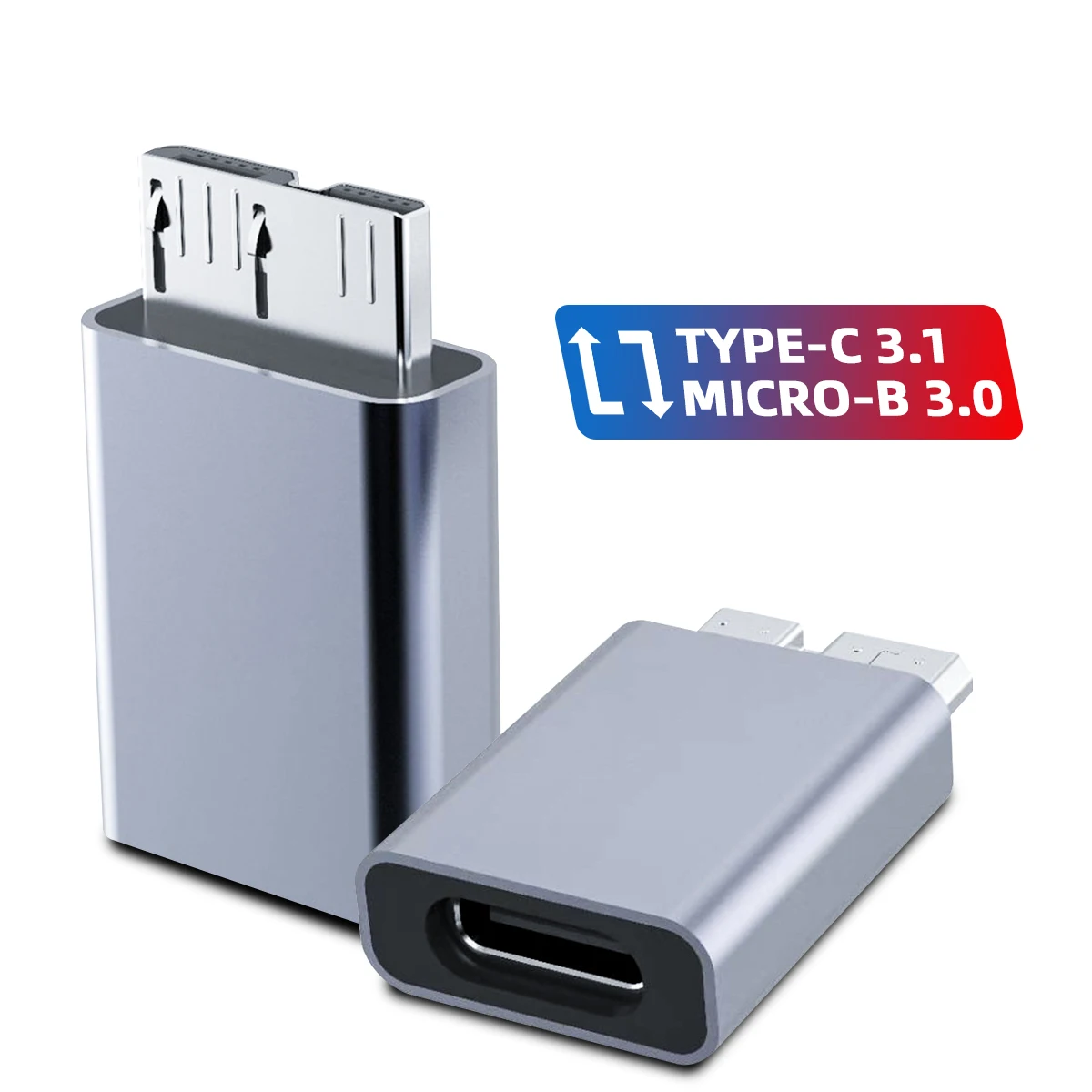 Micro B USB C 3 0 штекер к гнезду типа адаптер Type-C USB3.0 разъем для внешнего жесткого диска