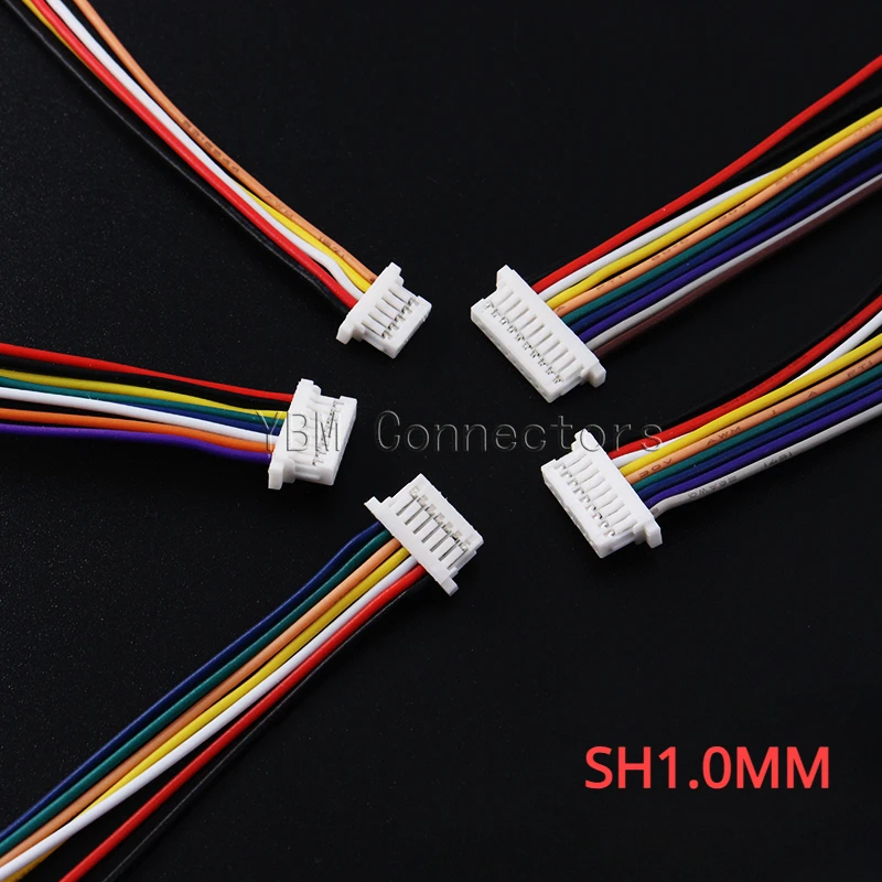 

10 шт. SH1.0 JST1.25 ZH1.5 PH2.0 XH2.54 разъем «мама» + «папа» 2/3/4/5/6/7/8/9/10P штекер с кабелем 10/20/30 см