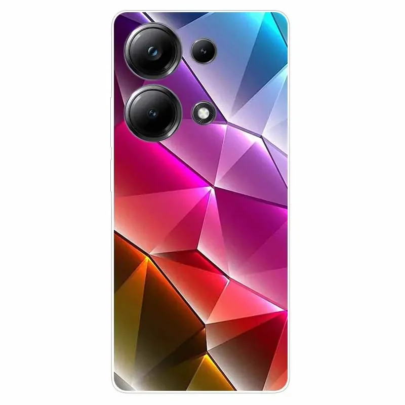 Чехол для телефона Redmi Note 13 Pro 4G прозрачный мягкий силиконовый чехол из ТПУ Xiaomi 13Pro