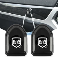 4pcs car logo mini hook accessories for dodge caravan neon viper demon ram 1500 2500 3500 sxt charger srt auto accessories