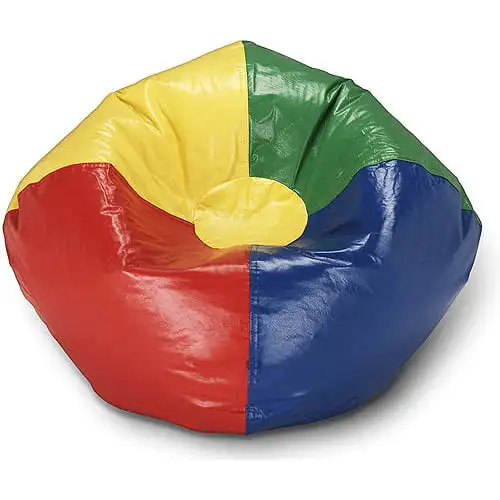 

Vinyl Bean Bag Chair, Multi-color