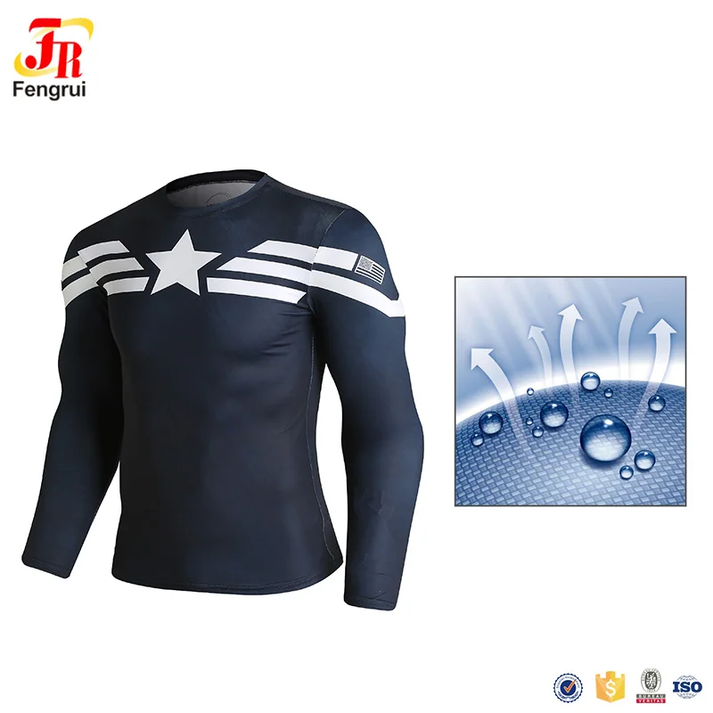 

Футболки Cody Lundin мужские с сублимационной печатью, рубашки с длинным рукавом для бега, занятий фитнесом, Муай Тай, боксом