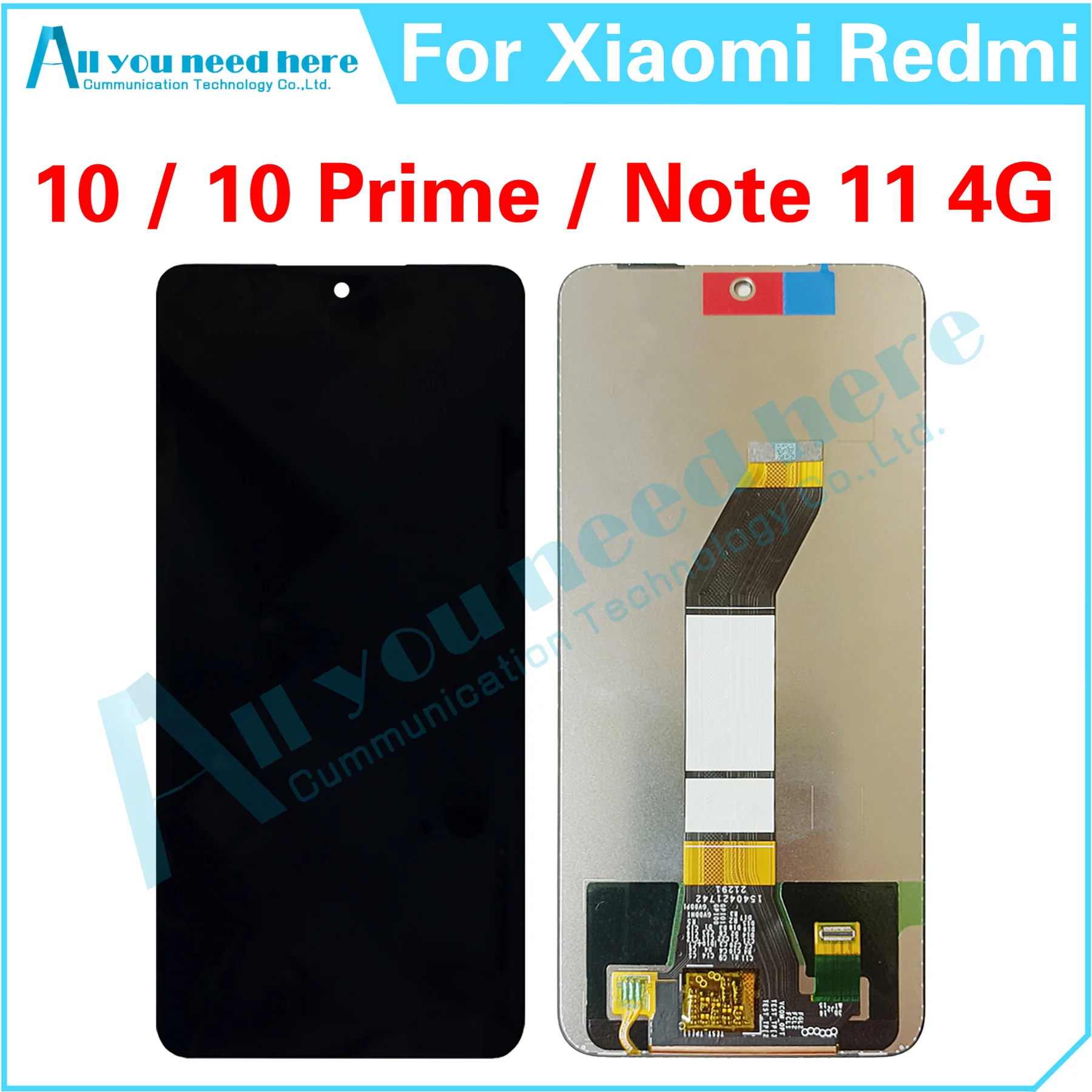 ЖК-дисплей для Xiaomi Redmi 10 Prime / Note 11 4G сенсорный экран с дигитайзером в сборе Redmi10