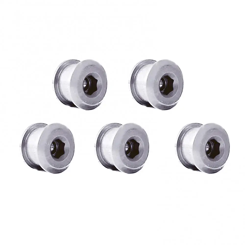 5Pcs Bike Chainring Screws Monoplate Double Plate CNC Chainwheel Bolt For MTB Road Fixed Gear Cycling Crankset Parts - купить по