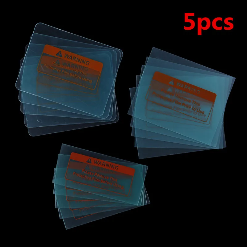 

5pcs New Spare Welding Shield Cover Lens Protector Plate For Welding Helmet Mask