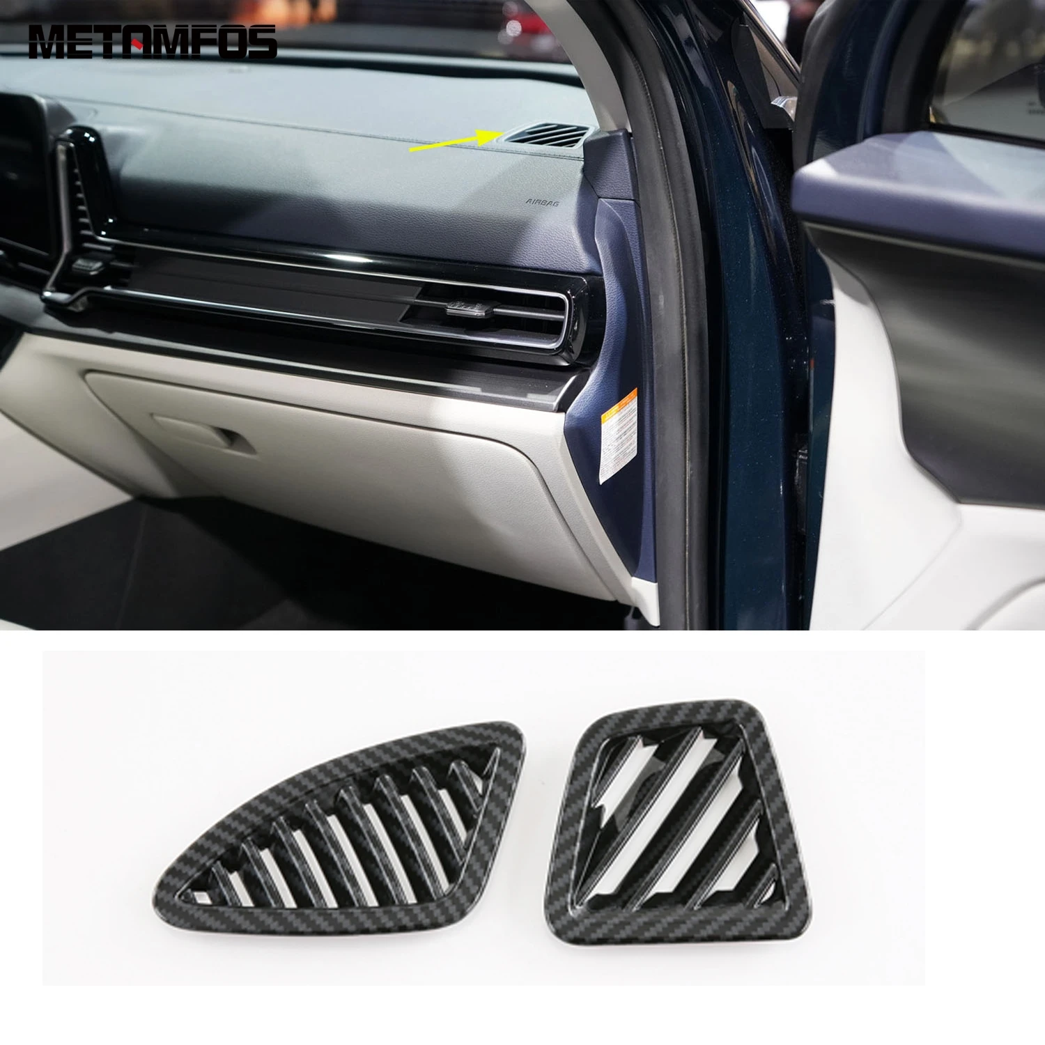 

Наклейка из углеродного волокна для Kia Sportage NQ5 2021 2022 2023