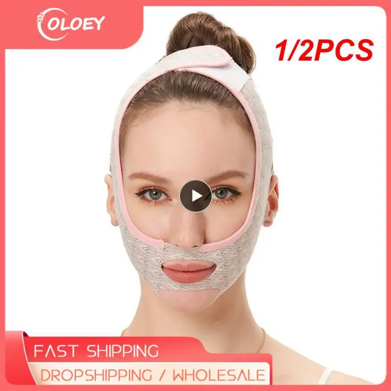 

1/2 шт. новый дизайн V линии формирования лица Лифтинг Пояс скульптурная маска для сна ремешок для похудения лица