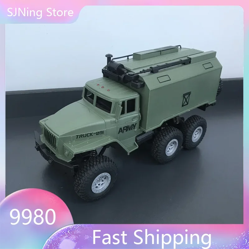 1:16 2 4 ГГц 6WD радиоуправляемый автомобиль военный грузовик гусеничный командный и