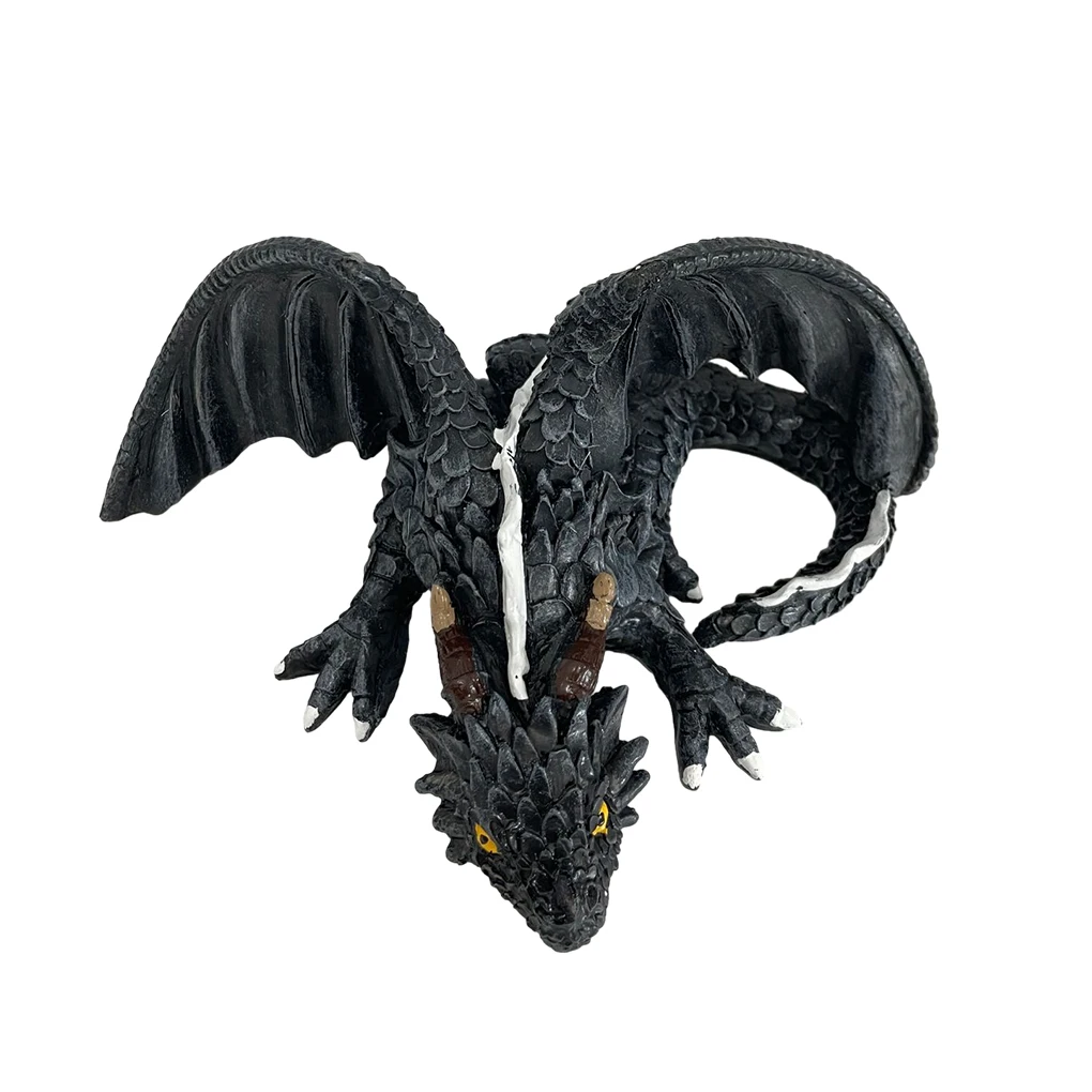 

Скульптура дракона-потрясающая детализация Премиум полимерная универсальная специальная Готическая Статуя Дракона
