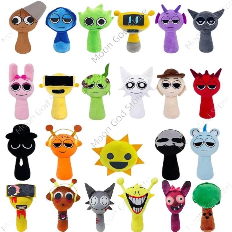 Новый персонаж игры Sprunki мягкая кукла игрушка с героями мультфильмов милая Wenda