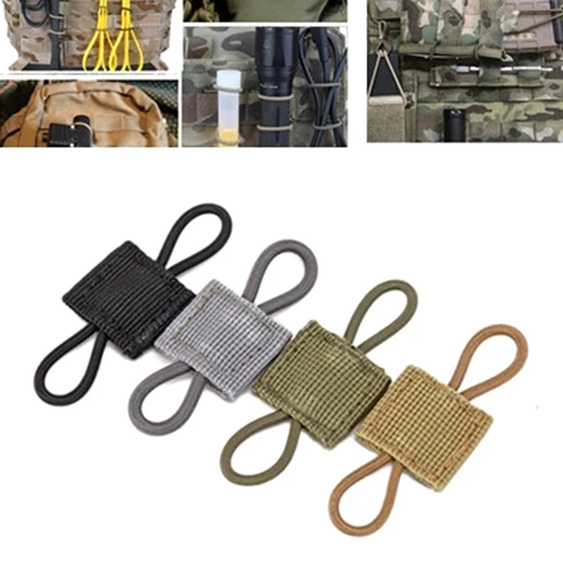 

2PCS Tactical MOLLE Elastic Molle Ribbon Buckle Tactical Binding Retainer New Hot Sale