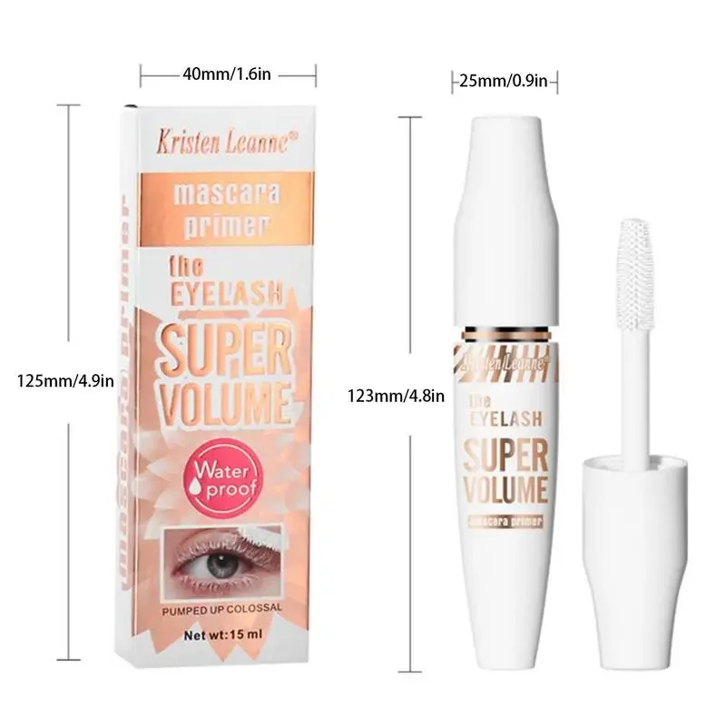 Белая тушь для ресниц водостойкая долговечная белая косметический инструмент