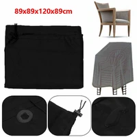 waterproof heavy duty storage bag stacked chair cover outdoor garden seat furniture protector cover chair protection