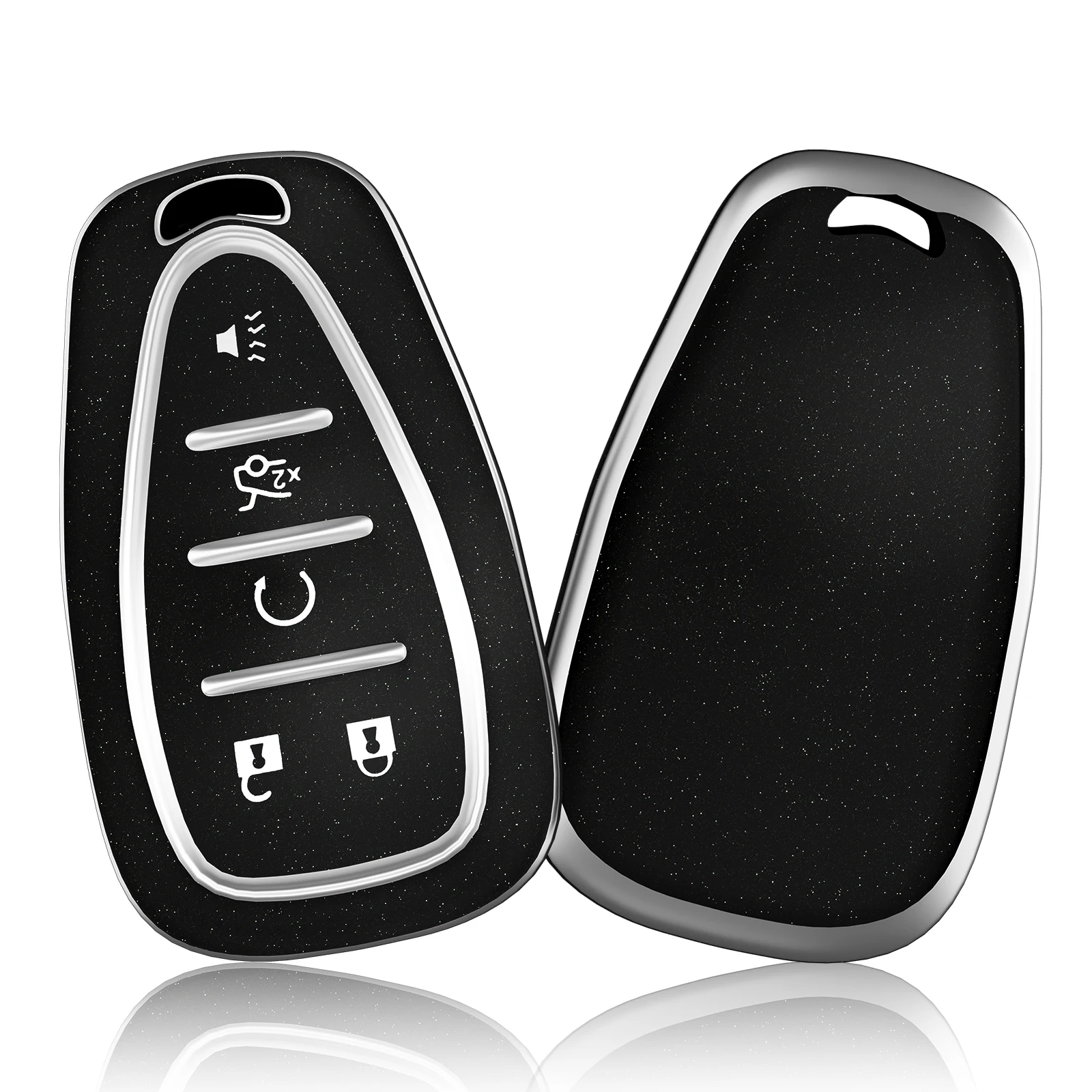 

Новый мерцающий чехол для автомобильного ключа для Chevy Chevrolet 2017 2019 2020 2021, Chevy Malibu Camaro Trax Traverse So Key Shell Protect