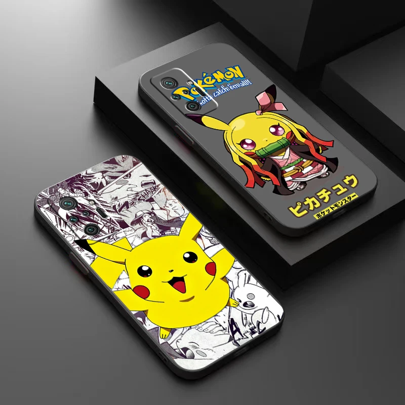 

Cartoon Pokémon Pikachu Phone Case For Xiaomi Redmi 7 8 7A 8A 9 9i 9AT 9T 9A 9C Note 7 8 2021 8T 8 Pro Silicone Cover Funda