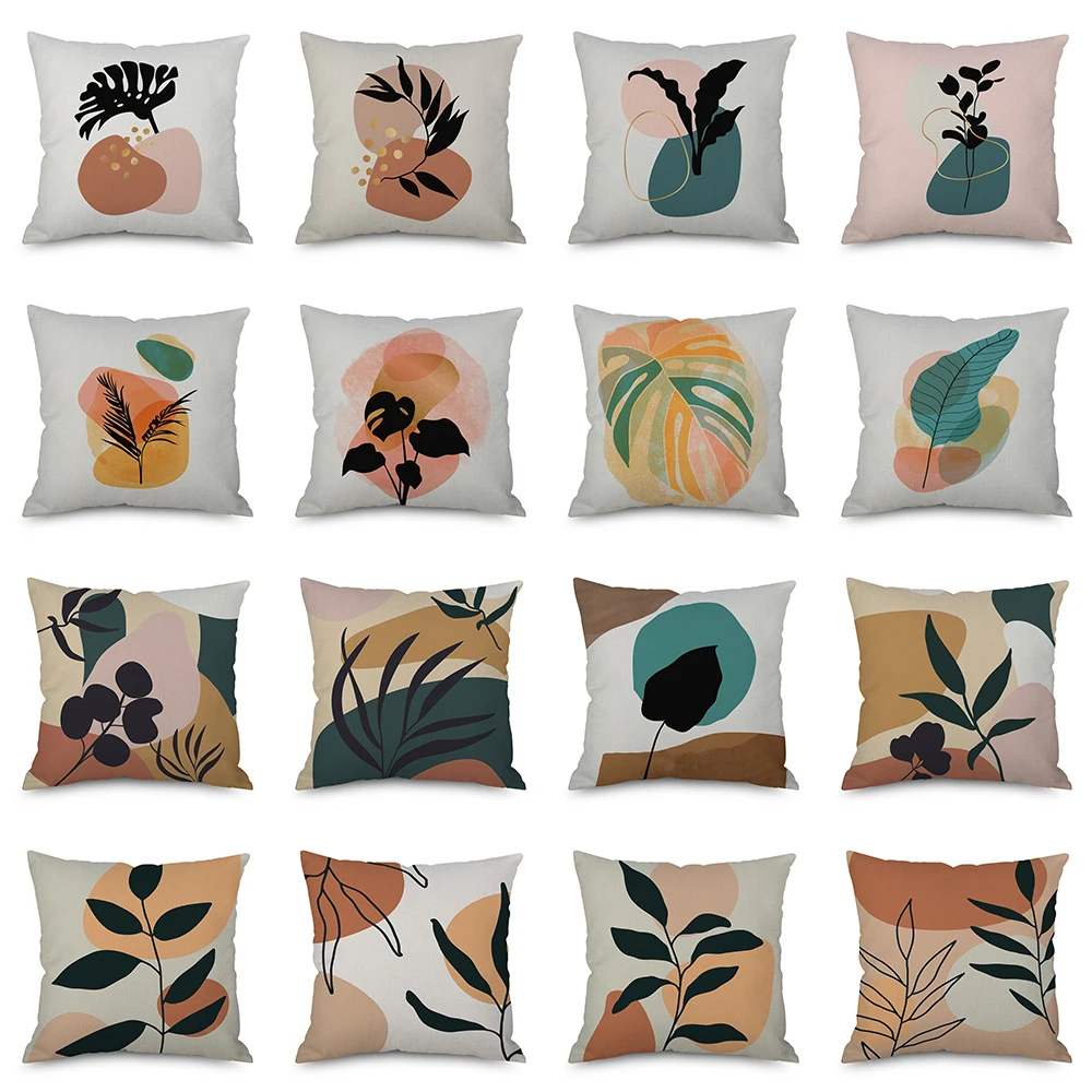 

Nordic Abstract Art Pillow Case Office Home Decor Sofa Cushion Cover Outdoor Camping Car Throw Pillow Cover 45x45cm
