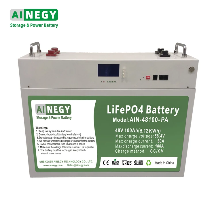 

Ainegy High energy density LiFePO4 5KWh 48 Voltage 100Ah Tesla Powerwall storage pack Prismatic battery for Home Appliances