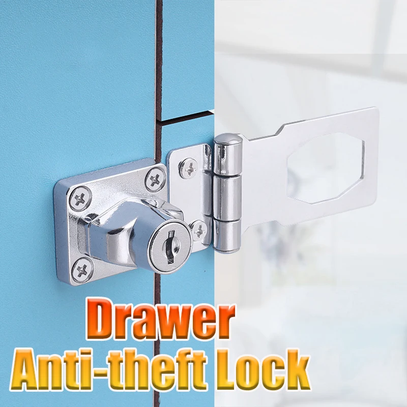 Замок на защелке из цинкового сплава защита от кражи без перфорации для дома и