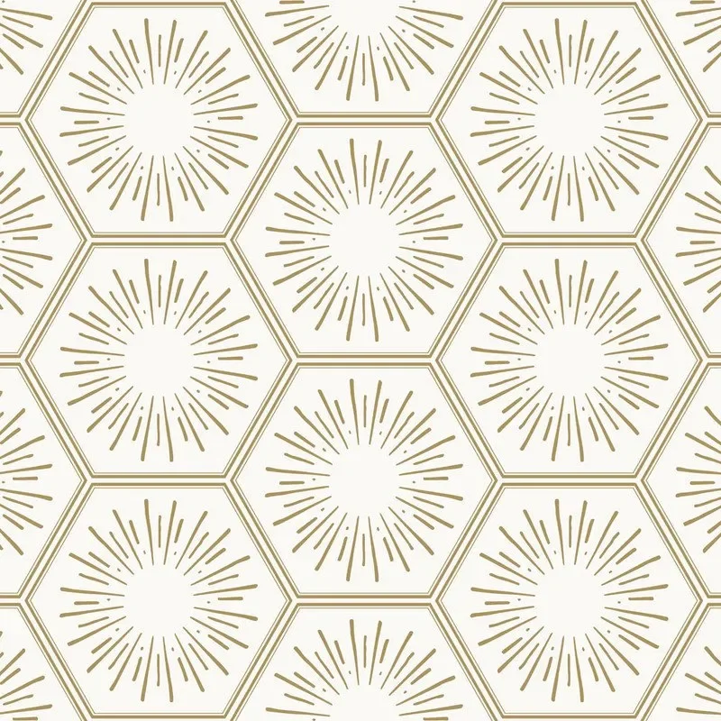 

Hello Sunshine Sunset Gold Removable Peel and Stick Wallpaper, 20.5" x 16.5', Fast Shipping