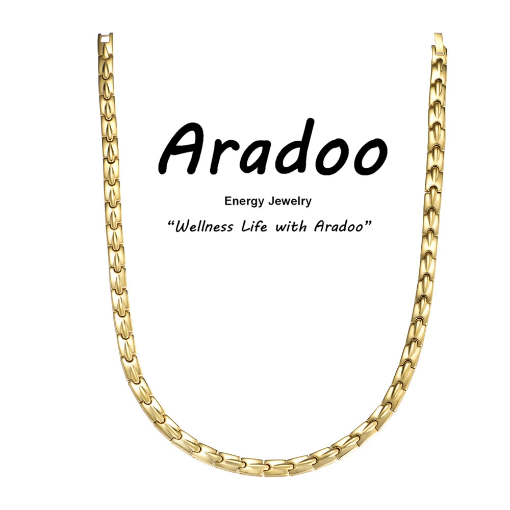 Ожерелье из титановой стали в форме капли воды ожерелье гематита и жира с