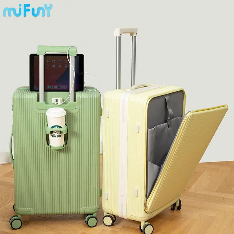 

Mifuny Rolling Luggage Boarding Cabin Universal Wheel 26 Pull Rod Travel Trolley Male Password Suitcase Carry on Luggage 2023