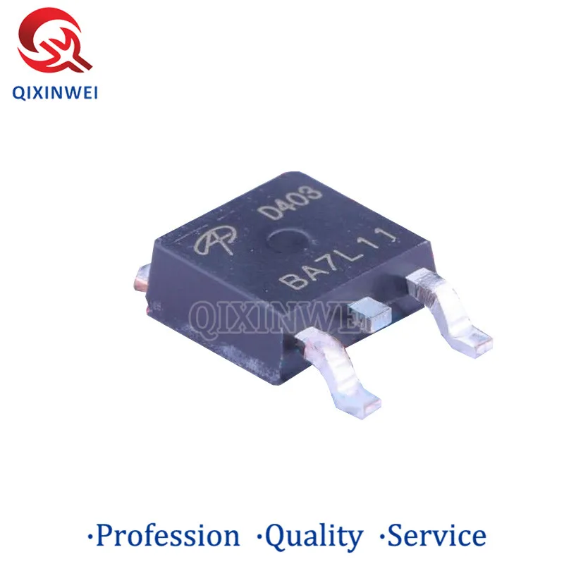 

(10 Pieces) New and Original P Channel MOSFET 30V 15A AOD403 TO-252-2(DPAK)