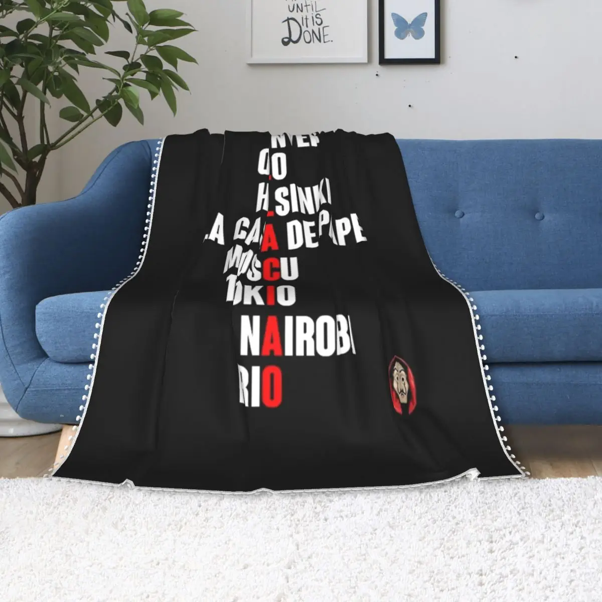 

Мягкое Флисовое одеяло La Casa De Papel, дешевое покрывало
