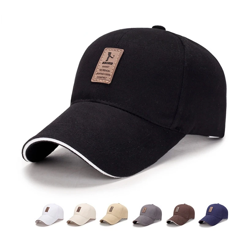 

Spring Summer Autumn Simple Business Baseball Cap Men Outdoor Sun Hat Cotton Casual Golf Adjustable Fashion High Quality
