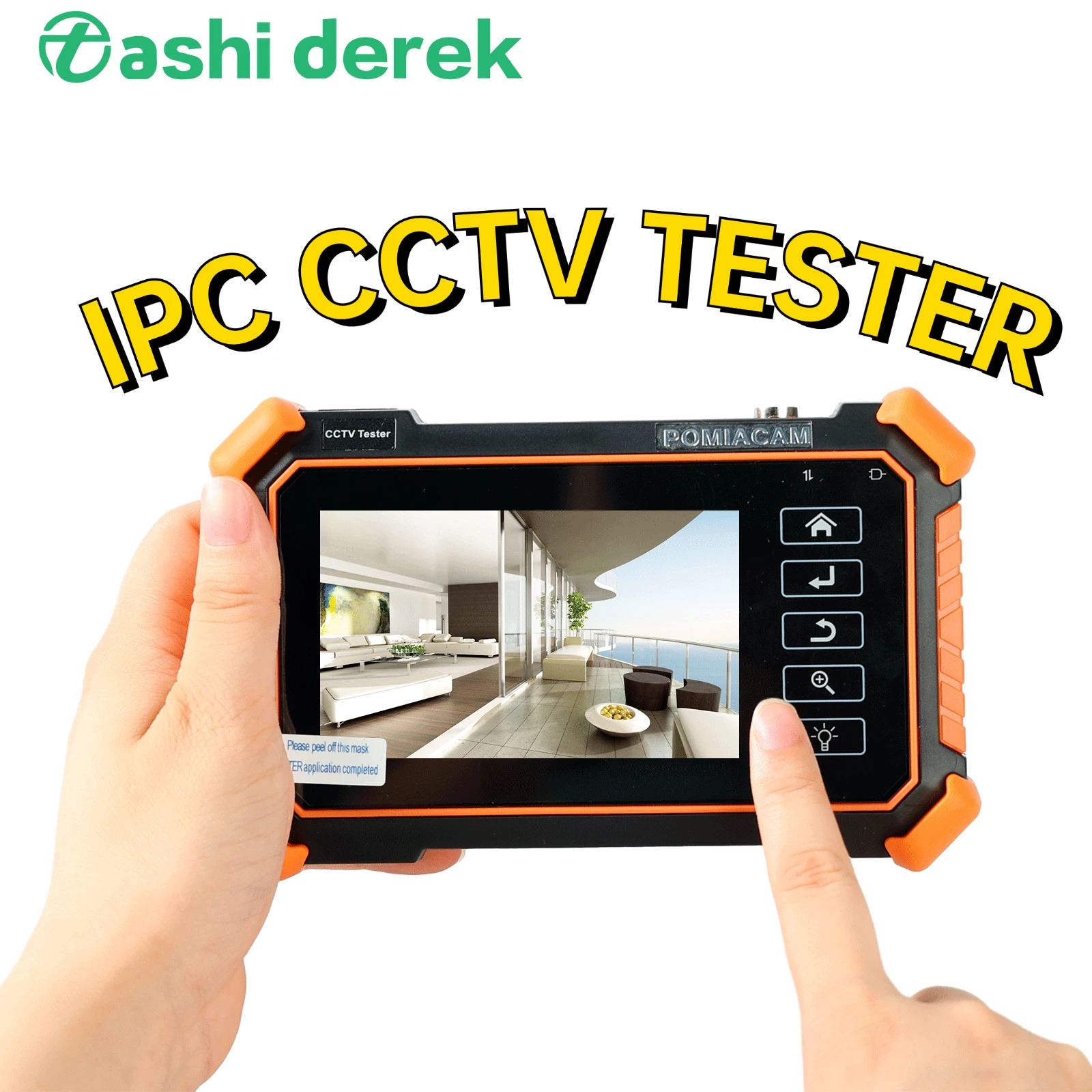 

IP Camera Monitor IPC-1910 Plus 4 inch 8MP TVI AHD CVI Analog POE Digital Cable Tracer CCTV Tester Video Signal Testing