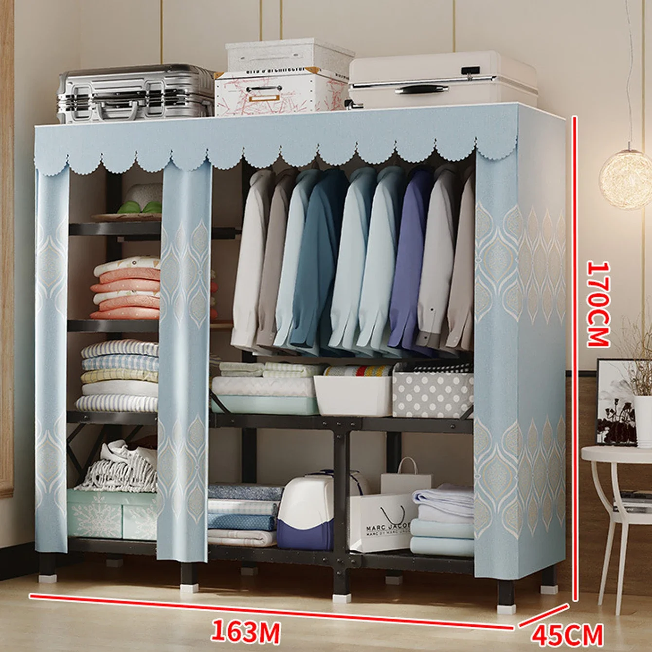 Складной тканевый шкаф для детской спальни цвета и размеры в ассортименте