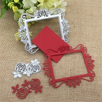flower boxes metal cutting dies mold round hole label tag scrapbook paper craft knife mould blade punch stencils dies