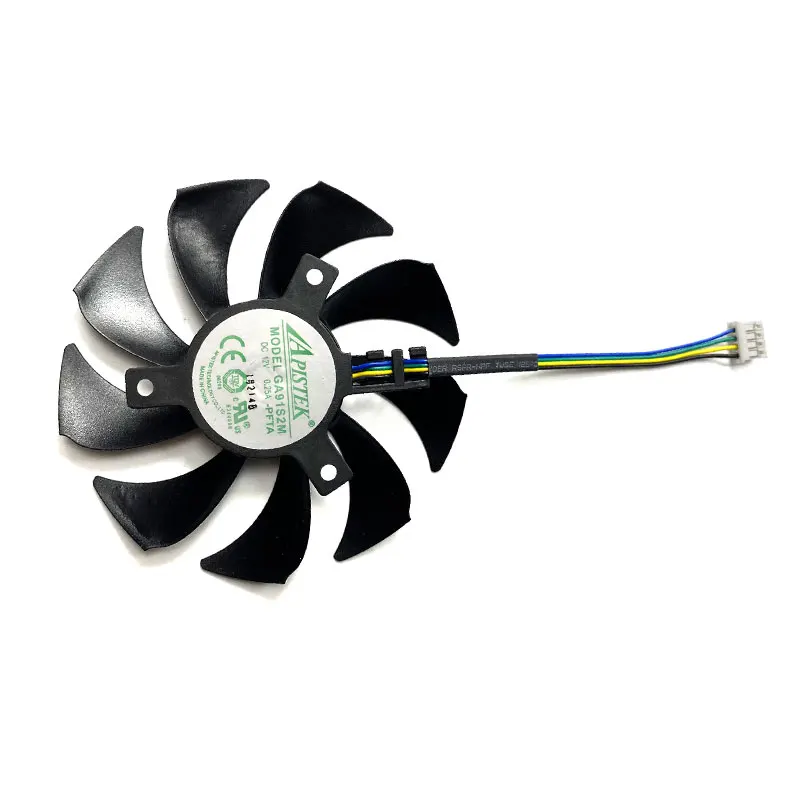 Новый 85 мм 4-контактный замена для Sapphire RX 460 550 2G D5 ITX новый оригинальный GA91S2M RX460 RX550