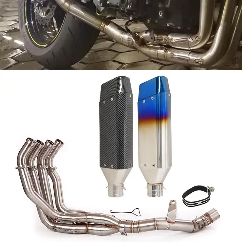 

Slip On Exhaust Pipe For Kawasaki Z900 SE Until 2022 E A2 17-19 Motorcycle Escape Muffler Front Pipe Stainles Steel Connect Tube